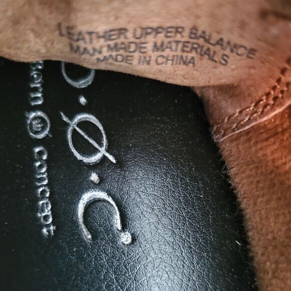 BOC WOMEN'S LEATHER CLOGS SIZE 8 BLACK - Picture 6 of 7